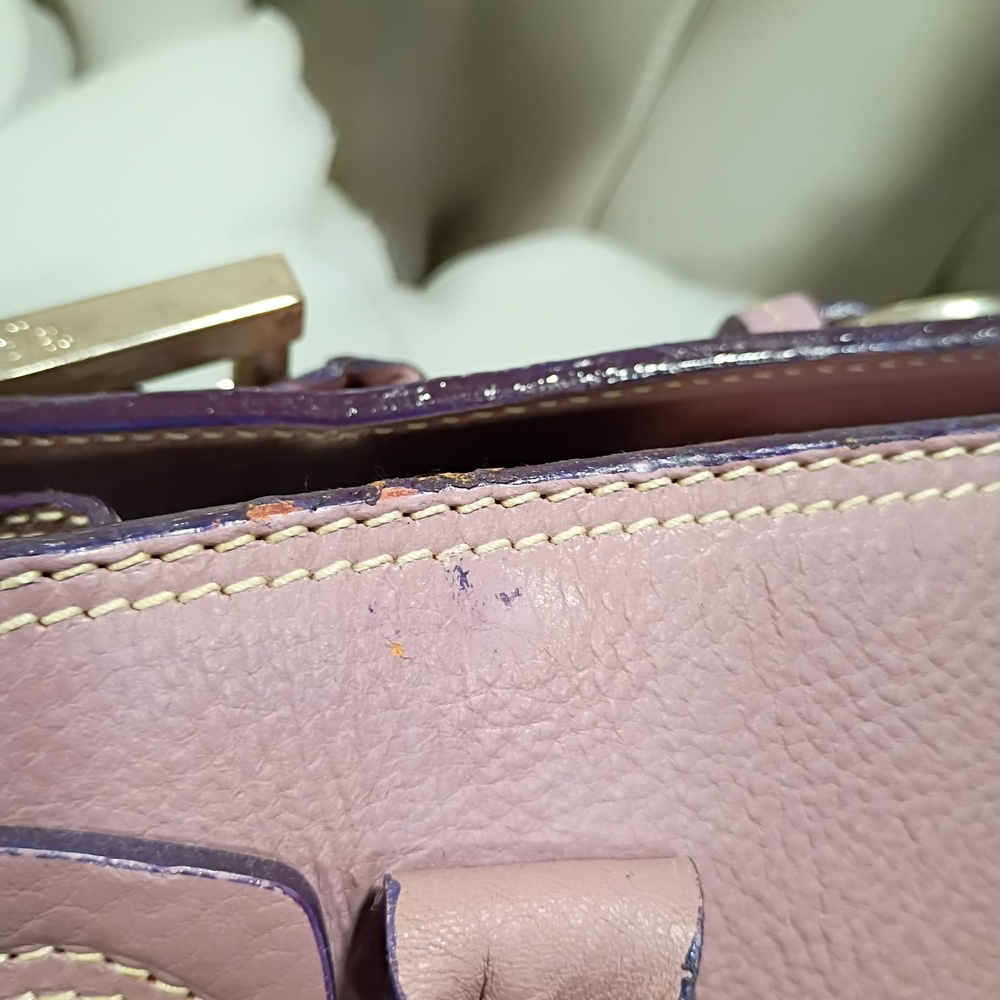 Luella Lavender Satchel Bag - Picture 9 of 9